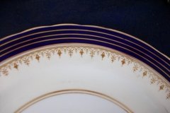 AYNSLEY DORCHESTER COBALT #7571 (NON FLORAL)- DINNER PLATE     .....   http://jaapiesfinechinastore.com