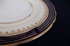 AYNSLEY DORCHESTER COBALT #7571 (NON FLORAL)- DINNER PLATE     .....   http://jaapiesfinechinastore.com