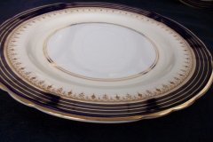 AYNSLEY DORCHESTER COBALT #7571 (NON FLORAL)- DINNER PLATE     .....   http://jaapiesfinechinastore.com