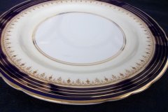 AYNSLEY DORCHESTER COBALT #7571 (NON FLORAL)- DINNER PLATE     .....   http://jaapiesfinechinastore.com