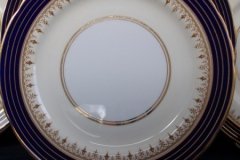 AYNSLEY DORCHESTER COBALT #7571 (NON FLORAL)- SALAD PLATE     .....   http://jaapiesfinechinastore.com