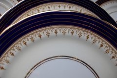 AYNSLEY DORCHESTER COBALT #7571 (NON FLORAL)- SALAD PLATE     .....   http://jaapiesfinechinastore.com