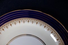 AYNSLEY DORCHESTER COBALT #7571 (NON FLORAL)- SALAD PLATE     .....   http://jaapiesfinechinastore.com