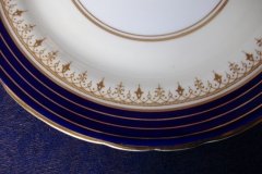 AYNSLEY DORCHESTER COBALT #7571 (NON FLORAL)- SALAD PLATE     .....   http://jaapiesfinechinastore.com