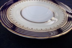 AYNSLEY DORCHESTER COBALT #7571 (NON FLORAL)- SALAD PLATE     .....   http://jaapiesfinechinastore.com