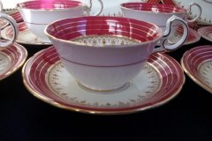 AYNSLEY DORCHESTER- CUP & SAUCER   ..... http://jaapiesfinechinastore.com