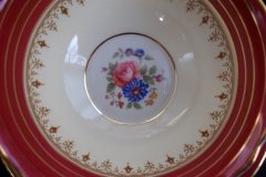 AYNSLEY DORCHESTER- SOUP BOWL & SAUCER   ..... http://jaapiesfinechinastore.com