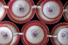 AYNSLEY DORCHESTER- SOUP BOWL & SAUCER   ..... http://jaapiesfinechinastore.com