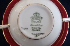 AYNSLEY DORCHESTER- SOUP BOWL & SAUCER   ..... http://jaapiesfinechinastore.com