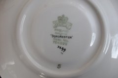 AYNSLEY DORCHESTER- SOUP BOWL & SAUCER   ..... http://jaapiesfinechinastore.com