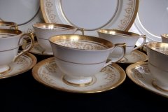 AYNSLEY GOLDEN DOWERY #7892-  CUP & SAUCER    .....   http://jaapiesfinechinastore.com