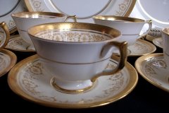 AYNSLEY GOLDEN DOWERY #7892-  CUP & SAUCER    .....   http://jaapiesfinechinastore.com