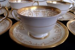 AYNSLEY GOLDEN DOWERY #7892-  CUP & SAUCER    .....   http://jaapiesfinechinastore.com
