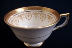 AYNSLEY GOLDEN DOWERY #7892-  CUP & SAUCER    .....   http://jaapiesfinechinastore.com