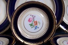 AYNSLEY HATFIELD COBALT #7024-  BREAD & BUTTER PLATE   .....   http://jaapiesfinechinastore.com