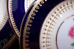 AYNSLEY HATFIELD COBALT #7024-  BREAD & BUTTER PLATE   .....   http://jaapiesfinechinastore.com