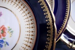 AYNSLEY HATFIELD COBALT #7024-  BREAD & BUTTER PLATE   .....   http://jaapiesfinechinastore.com