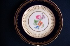 AYNSLEY HATFIELD COBALT #7024-  BREAD & BUTTER PLATE   .....   http://jaapiesfinechinastore.com