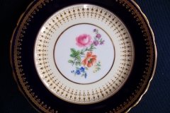 AYNSLEY HATFIELD COBALT #7024-  BREAD & BUTTER PLATE   .....   http://jaapiesfinechinastore.com
