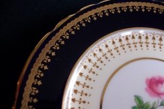 AYNSLEY HATFIELD COBALT #7024-  BREAD & BUTTER PLATE   .....   http://jaapiesfinechinastore.com