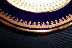 AYNSLEY HATFIELD COBALT #7024-  BREAD & BUTTER PLATE   .....   http://jaapiesfinechinastore.com