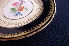 AYNSLEY HATFIELD COBALT #7024-  BREAD & BUTTER PLATE   .....   http://jaapiesfinechinastore.com