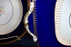 AYNSLEY HATFIELD COBALT #7024- CAKE SERVING PLATE   .....   http://jaapiesfinechinastore.com