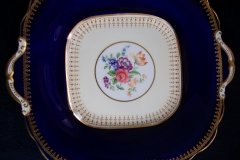 AYNSLEY HATFIELD COBALT #7024- CAKE SERVING PLATE   .....   http://jaapiesfinechinastore.com