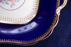 AYNSLEY HATFIELD COBALT #7024- CAKE SERVING PLATE   .....   http://jaapiesfinechinastore.com