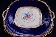 AYNSLEY HATFIELD COBALT #7024- CAKE SERVING PLATE   .....   http://jaapiesfinechinastore.com