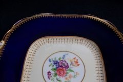 AYNSLEY HATFIELD COBALT #7024- CAKE SERVING PLATE   .....   http://jaapiesfinechinastore.com