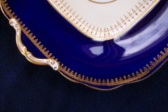 AYNSLEY HATFIELD COBALT #7024- CAKE SERVING PLATE   .....   http://jaapiesfinechinastore.com