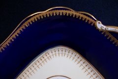 AYNSLEY HATFIELD COBALT #7024- CAKE SERVING PLATE   .....   http://jaapiesfinechinastore.com