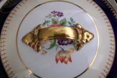 AYNSLEY HATFIELD COBALT #7024- ROUND COVERED  SERVING BOWL    .....   http://jaapiesfinechinastore.com