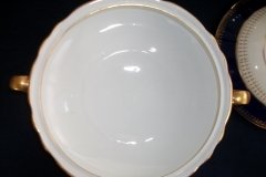 AYNSLEY HATFIELD COBALT #7024- ROUND COVERED  SERVING BOWL    .....   http://jaapiesfinechinastore.com