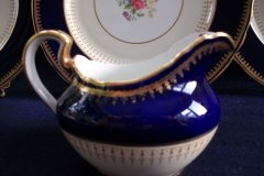 AYNSLEY HATFIELD COBALT #7024- CREAMER   .....   http://jaapiesfinechinastore.com