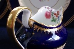 AYNSLEY HATFIELD COBALT #7024- CREAMER   .....   http://jaapiesfinechinastore.com