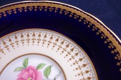 AYNSLEY HATFIELD COBALT #7024- CUP & SAUCER   .....   http://jaapiesfinechinastore.com