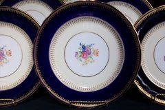 AYNSLEY HATFIELD COBALT #7024-  DINNER PLATE   .....   http://jaapiesfinechinastore.com