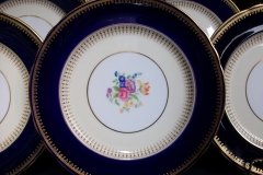 AYNSLEY HATFIELD COBALT #7024-  DINNER PLATE   .....   http://jaapiesfinechinastore.com