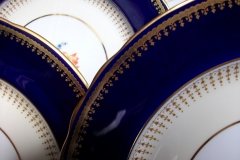 AYNSLEY HATFIELD COBALT #7024-  DINNER PLATE   .....   http://jaapiesfinechinastore.com