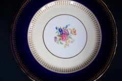 AYNSLEY HATFIELD COBALT #7024-  DINNER PLATE   .....   http://jaapiesfinechinastore.com