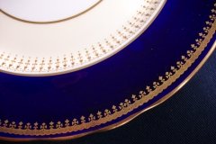 AYNSLEY HATFIELD COBALT #7024-  DINNER PLATE   .....   http://jaapiesfinechinastore.com