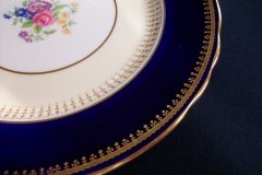 AYNSLEY HATFIELD COBALT #7024-  DINNER PLATE   .....   http://jaapiesfinechinastore.com