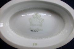 AYNSLEY HATFIELD COBALT #7024- GRAVY BOAT & UNDERPLATE   .....   http://jaapiesfinechinastore.com