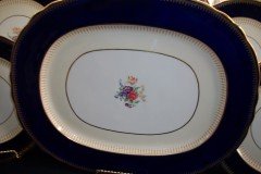 AYNSLEY HATFIELD COBALT #7024- LARGE SERVING PLATTER  17 1/4"   .....   http://jaapiesfinechinastore.com
