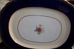 AYNSLEY HATFIELD COBALT #7024- LARGE SERVING PLATTER  17 1/4"   .....   http://jaapiesfinechinastore.com