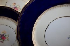 AYNSLEY HATFIELD COBALT #7024- LARGE SERVING PLATTER  17 1/4"   .....   http://jaapiesfinechinastore.com