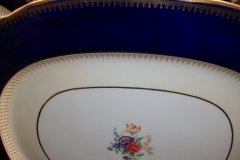 AYNSLEY HATFIELD COBALT #7024- LARGE SERVING PLATTER  17 1/4"   .....   http://jaapiesfinechinastore.com