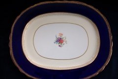 AYNSLEY HATFIELD COBALT #7024- LARGE SERVING PLATTER  17 1/4"   .....   http://jaapiesfinechinastore.com